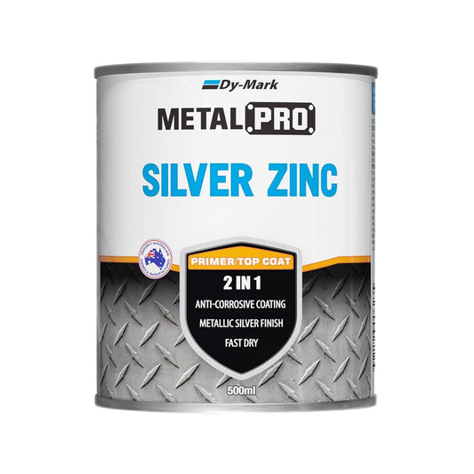 Dy-Mark Metalpro Silver Zinc Primer / Top Coat - 0.5L