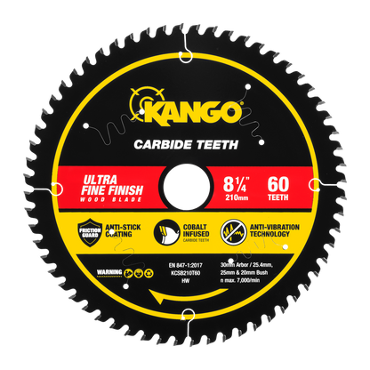 Kango Wood Mitre Saw Blade - 210mm - 60T