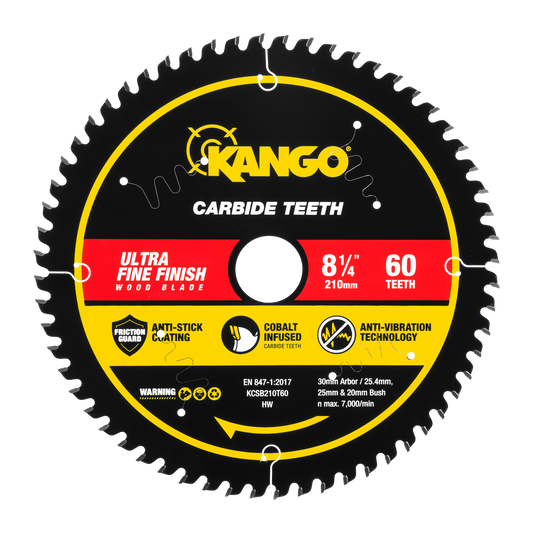 Kango Wood Mitre Saw Blade - 210mm - 60T