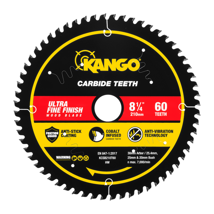Kango Wood Mitre Saw Blade 210mm 60T