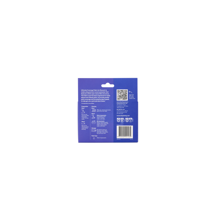 Monarch Mini Rollers Purple 100mm 2 Pack
