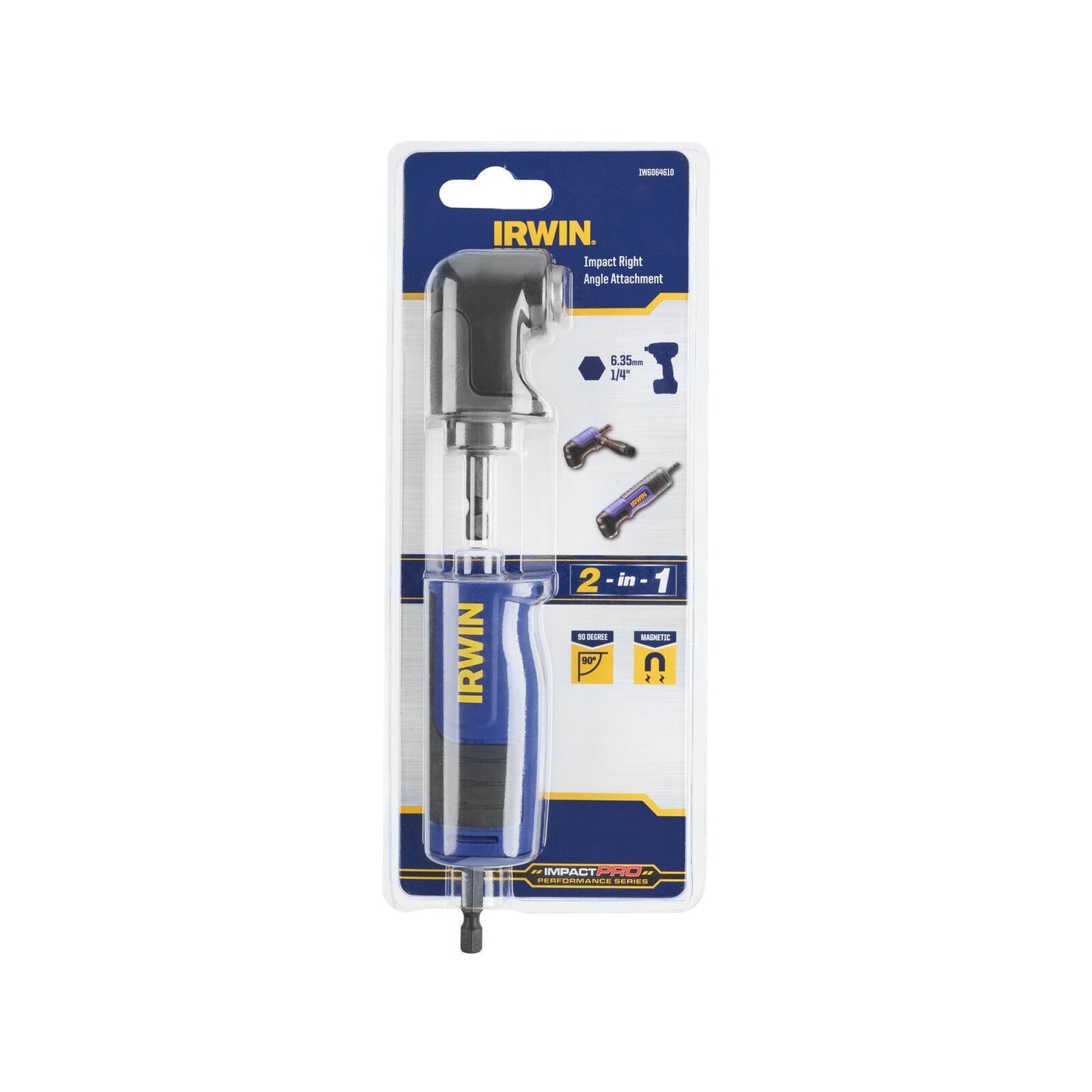 Irwin Right Angle Drill Attachment - 2 in 1 - 98 x 48 x 234mm