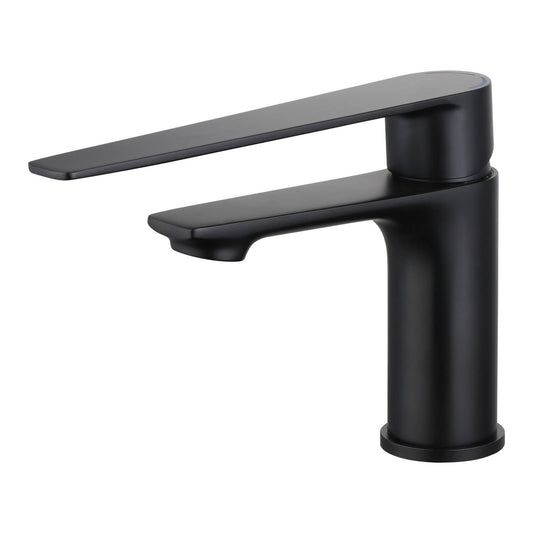 Evekare 35mm Matte Black Designer Extended Lever Basin Mixer