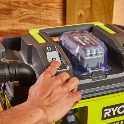 Ryobi Wet and Dry Vacuum - 18V ONE+ - 11L - HEPA