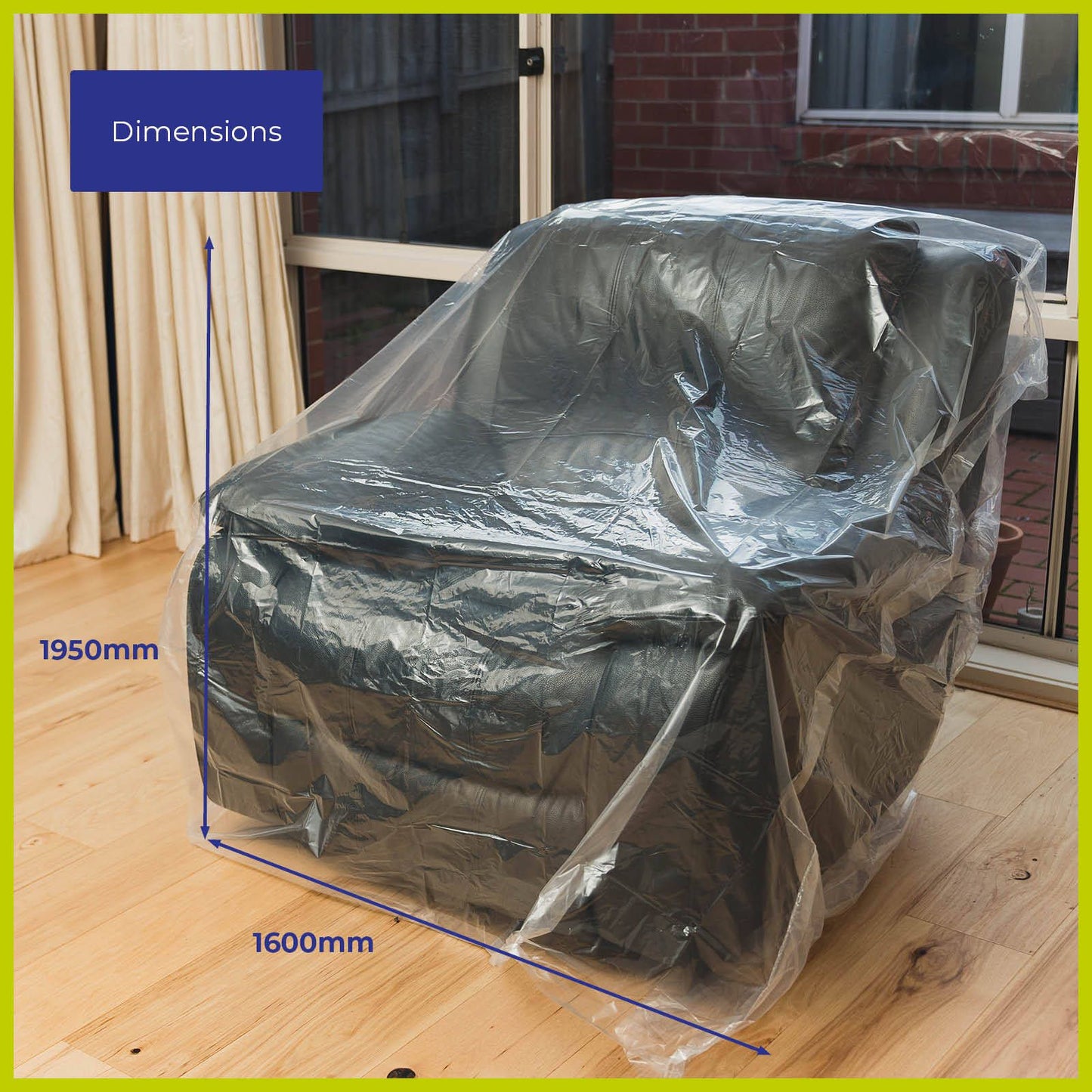 Packz 1 Seat Lounge Cover - 1950 x 1600mm