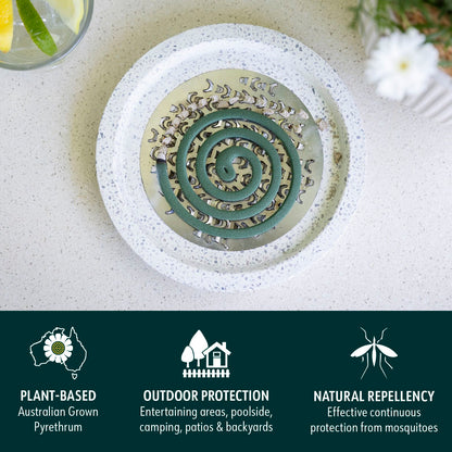 Bite Shield Mosquito Coil Refills - 20 Pack - 130 x 155mm