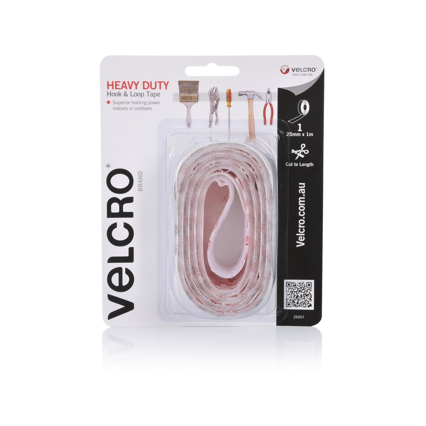 VELCRO® Brand Heavy Duty Hook and Loop Tape - 25mm x 1m