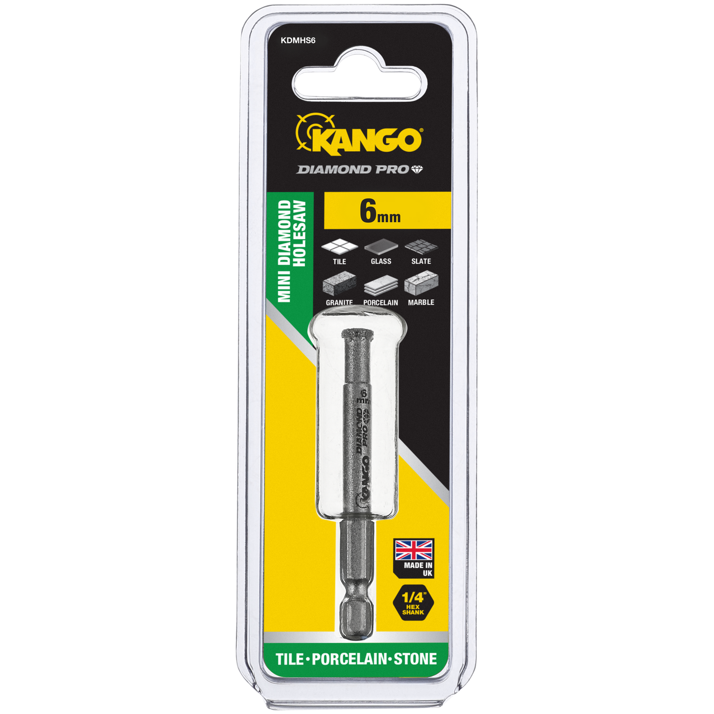 Kango Diamond Pro Mini Diamond Hole Saw - 6mm