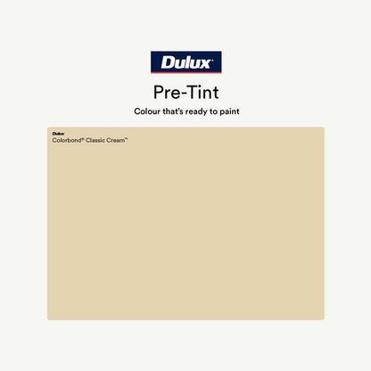 Dulux Weathershield Low Sheen Exterior Paint - 4L - Classic Cream