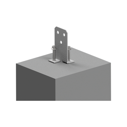 Vuepro Concealed Bolt Down Post Support - 90mm