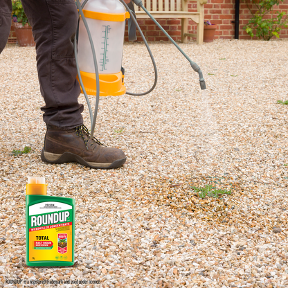 Roundup Total Weedkiller Concentrate - 1L
