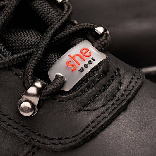 She Wear Women's Safety Workboots - Size 5 - Black