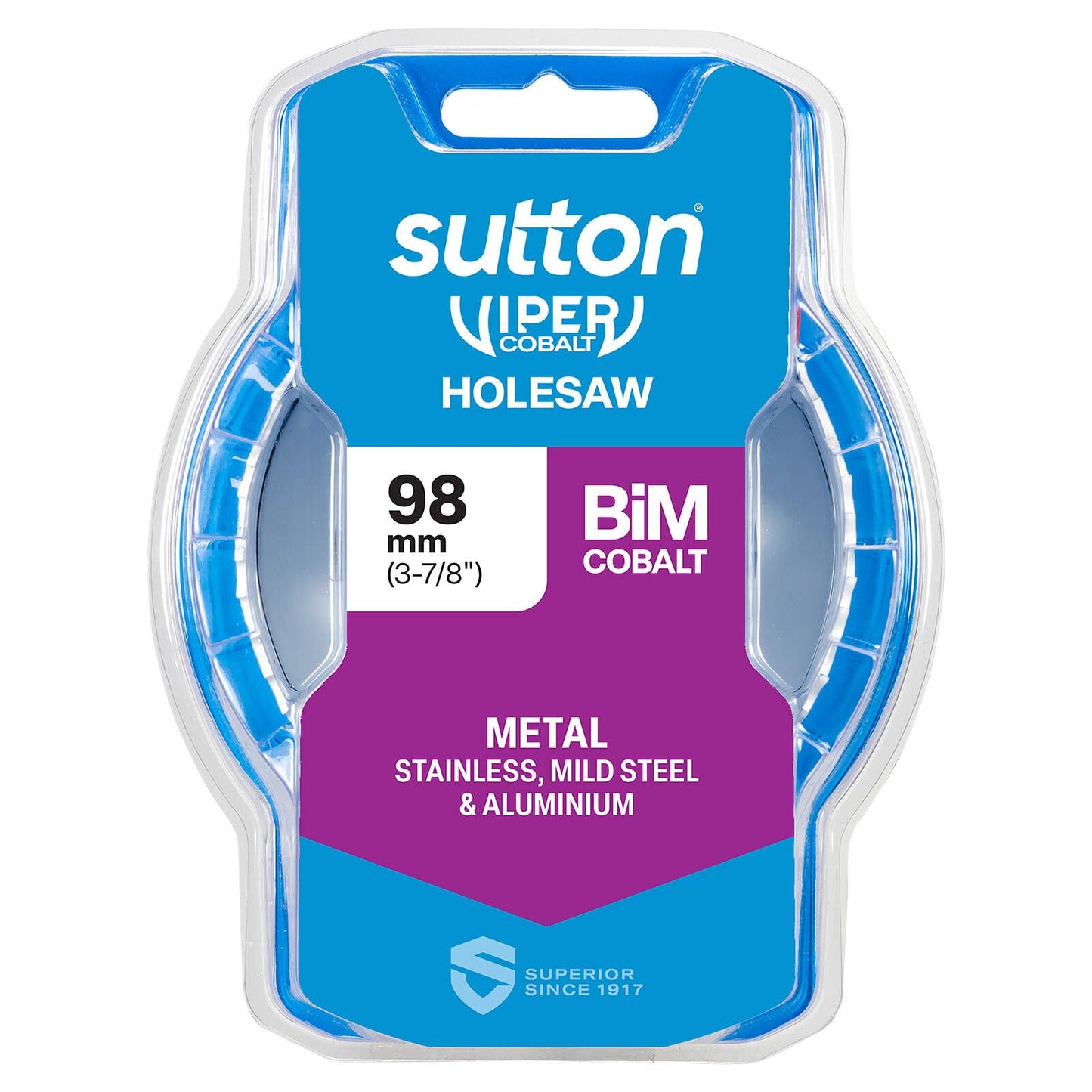 Sutton Tools Viper Cobalt Bi Metal Holesaw - 98mm