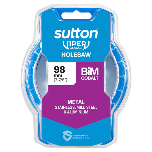 Sutton Tools Viper Cobalt Bi Metal Holesaw - 98mm