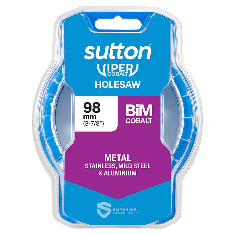 Sutton Tools 98mm Viper Cobalt Bi Metal Holesaw