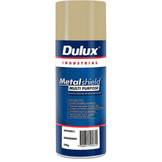 Dulux Metalshield Multipurpose Spray Paint - 300g - Sandbank