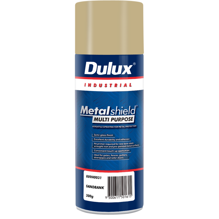 Dulux Metalshield Multipurpose Spray Paint - 300g - Sandbank