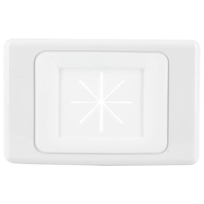 Deta Heavy Duty Rubber Brush Plate - White