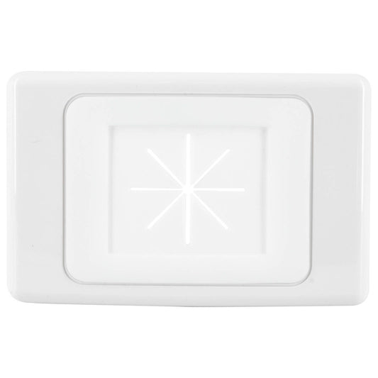 Deta Heavy Duty Rubber Brush Plate - White