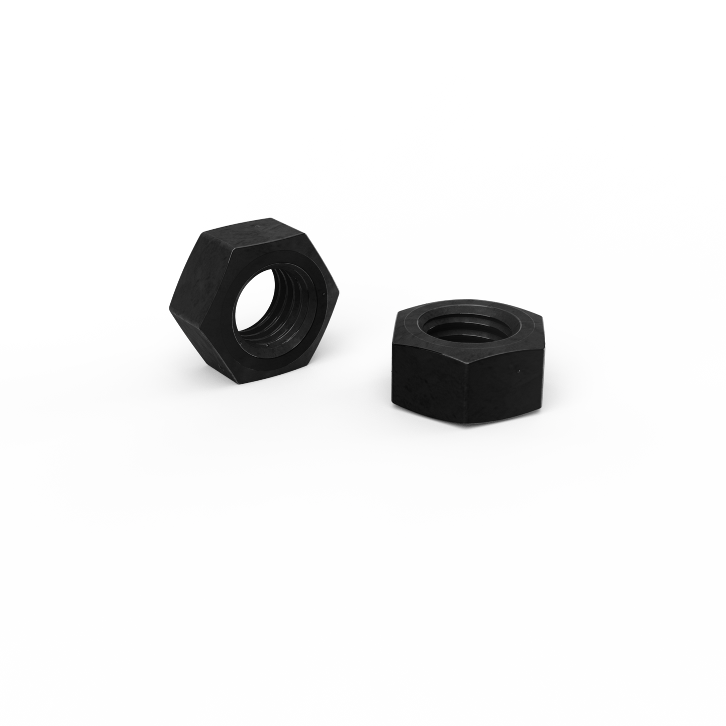 Zenith M10 Hex Nuts - Hot Dipped Galvanised Black - 50 Pack