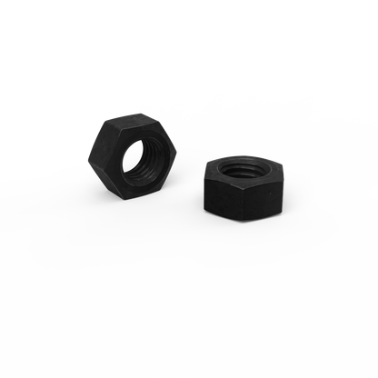Zenith M10 Hex Nuts - Hot Dipped Galvanised Black - 50 Pack