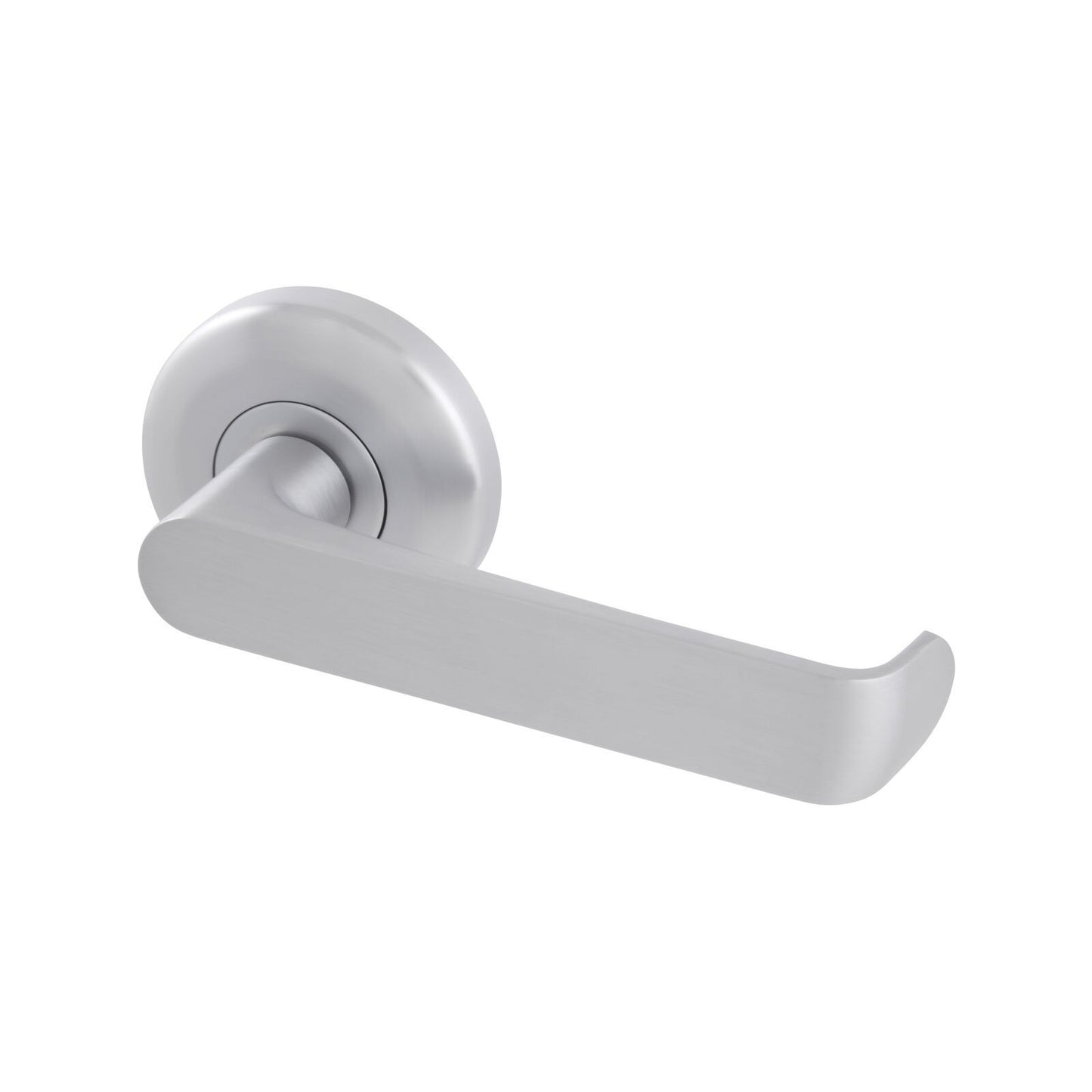 Gainsborough Neue Telo Passage Lever Set - Brushed Satin Chrome - 138 x 65mm