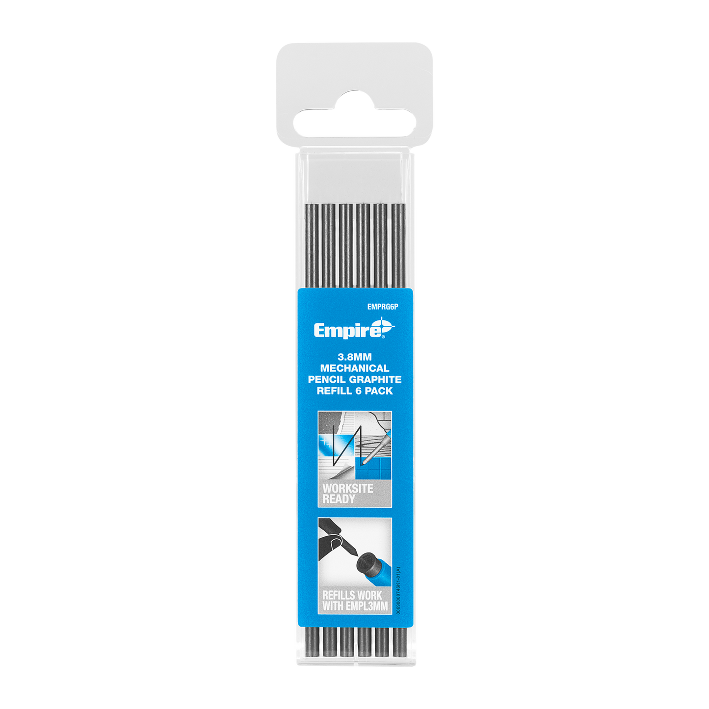 Empire Mechanical Pencil Graphite Refill - 8mm - 6 Pack