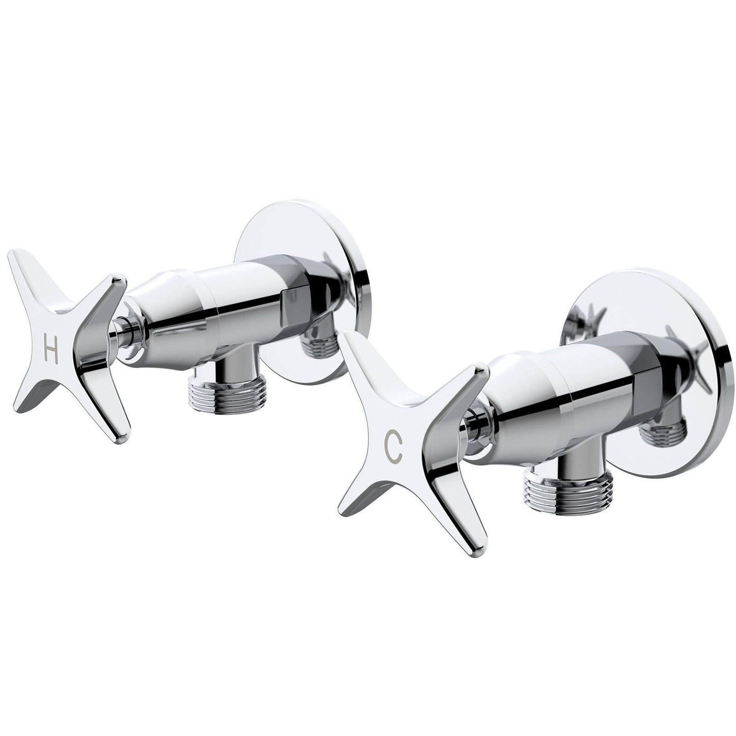 Caroma Chrome Elegance II Washing Machine Set - 64 x 75 x 110mm
