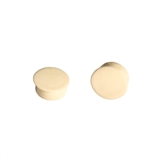 Hpm White Flush Caps - 7.92mm - 100 Pack