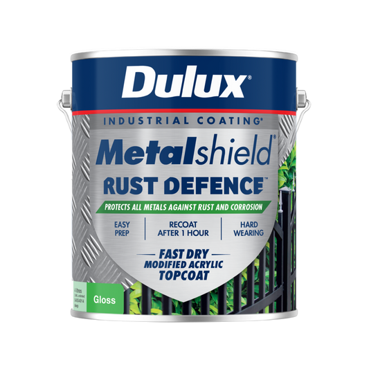 Dulux Metalshield Rust Defence - 4L - Deep Base Gloss