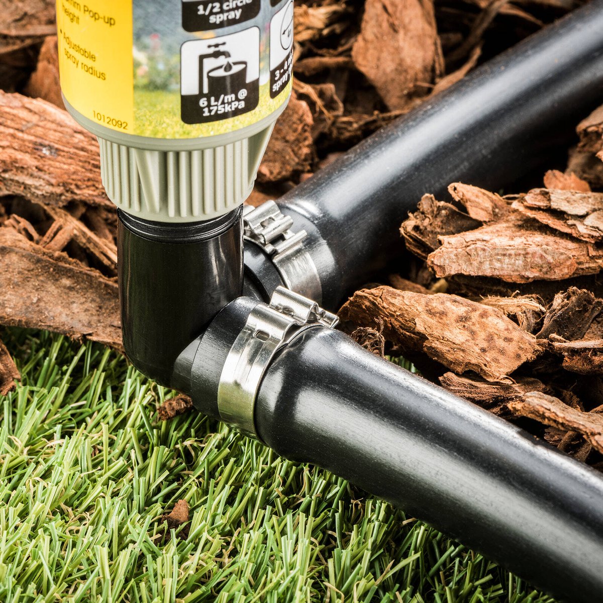 Toro Barbed Threaded Elbow - 19mm x 15mm - Polypropylene - UV Stabilised