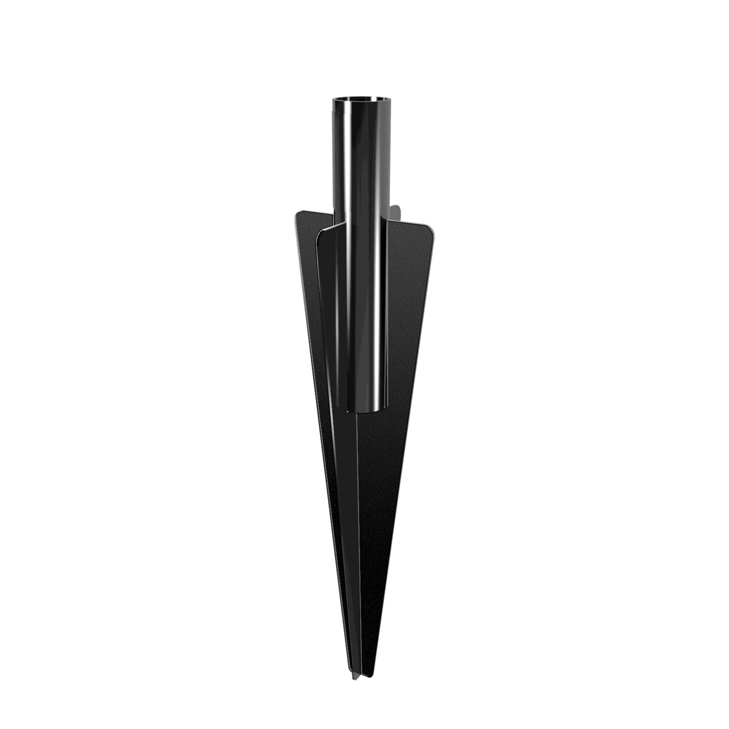 Peak No Dig Fencing Post Spike - 300mm - Black
