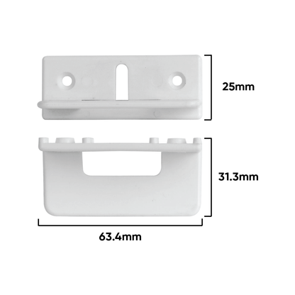 Rolltrak Floor Door Guide - 64mm
