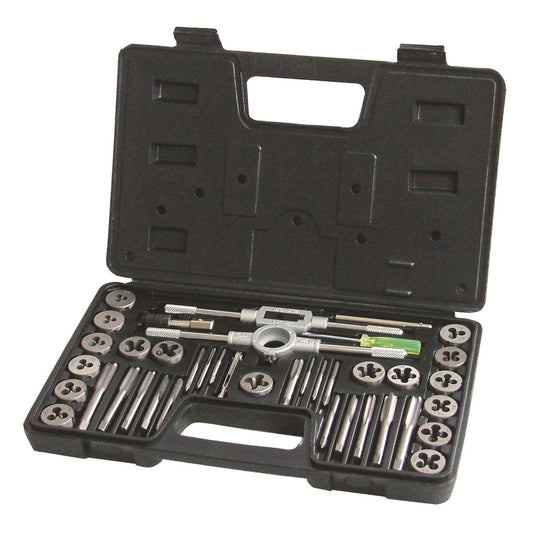 Frost Metric Tap and Die Set - M2 to M12 - Steel - 40 Piece