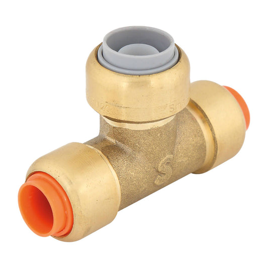 Smartex Pex Copper Conversion Tee - 16 x 15 x 15mm