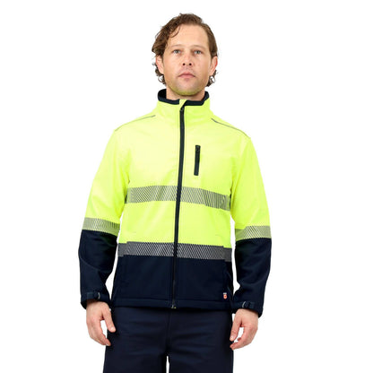 Citeco Yellow Hi Vis Soft Shell Jacket - 2XL