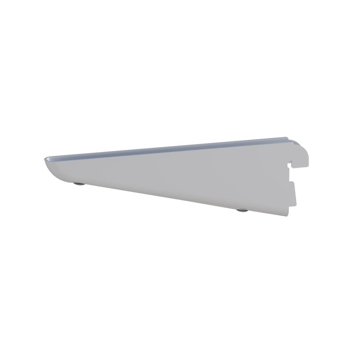 Flexi Storage Home Solutions Double Slot Bracket 170mm Steel White