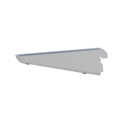 Flexi Storage Home Solutions Double Slot Bracket 170mm Steel White
