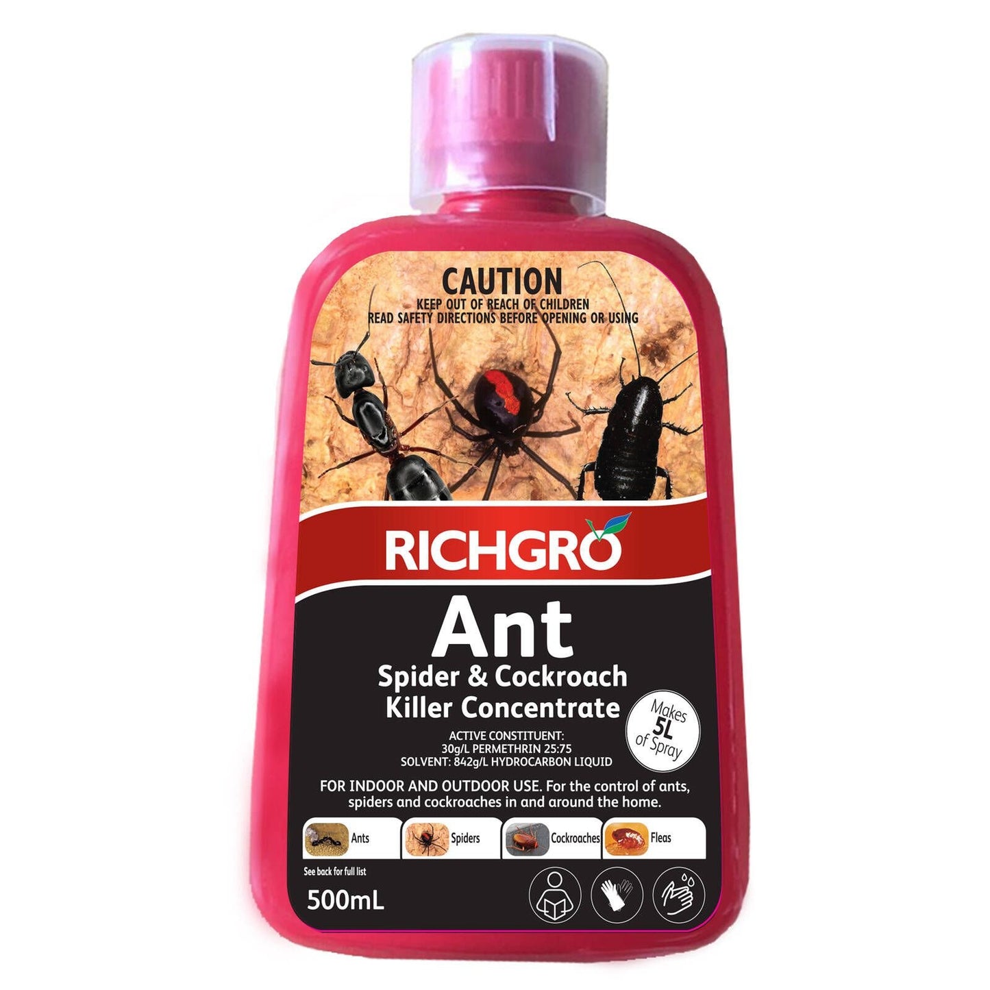 Richgro Ant Spider Cockroach Killer Concentrate 500ml