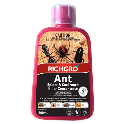 Richgro Ant Spider Cockroach Killer Concentrate 500ml