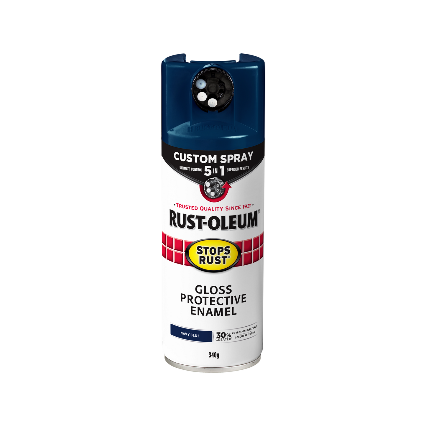 Rust Oleum Custom Spray Paint - 340g - Navy Blue - 5 in 1