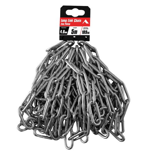 Pinnacle Long Link Chain - 4.8mm x 5m