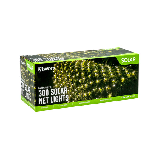Lytworx Solar Net Light - 1.5 x 4.5m - Warm White