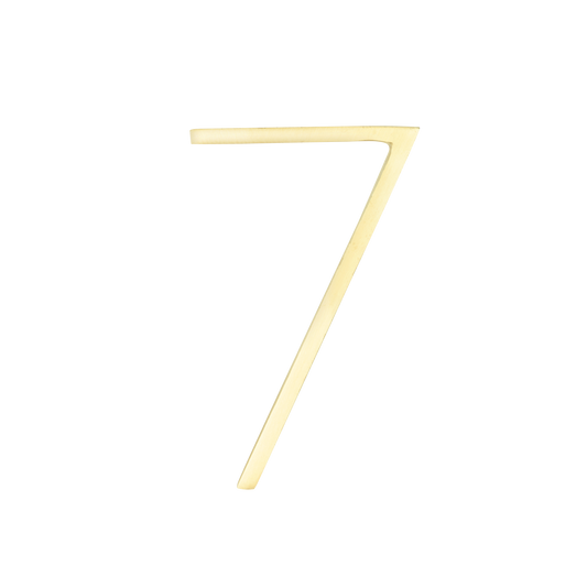 Sandleford Brass Toorak Number - 7 - 120mm