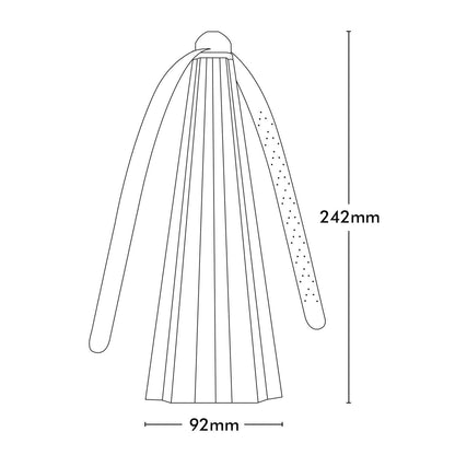 Brilliant White No Fly Zone Fly Repellent Fan - 92 x 242mm - 2 Pack