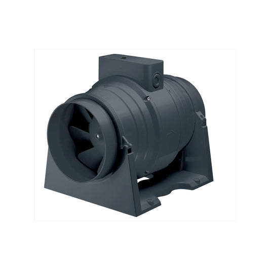 Manrose 150mm Black Mixflow Jet Inline Exhaust Fan
