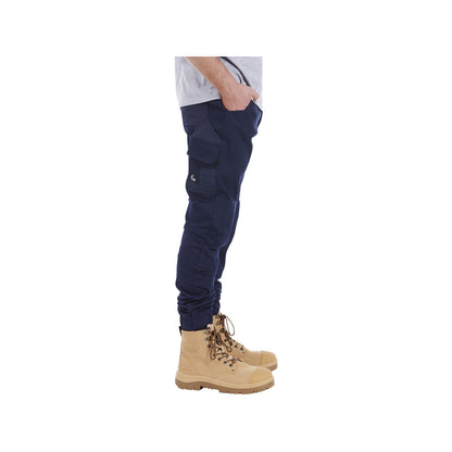 Tradie Mens Skinny Cuff Pants - Navy - 380 x 730mm