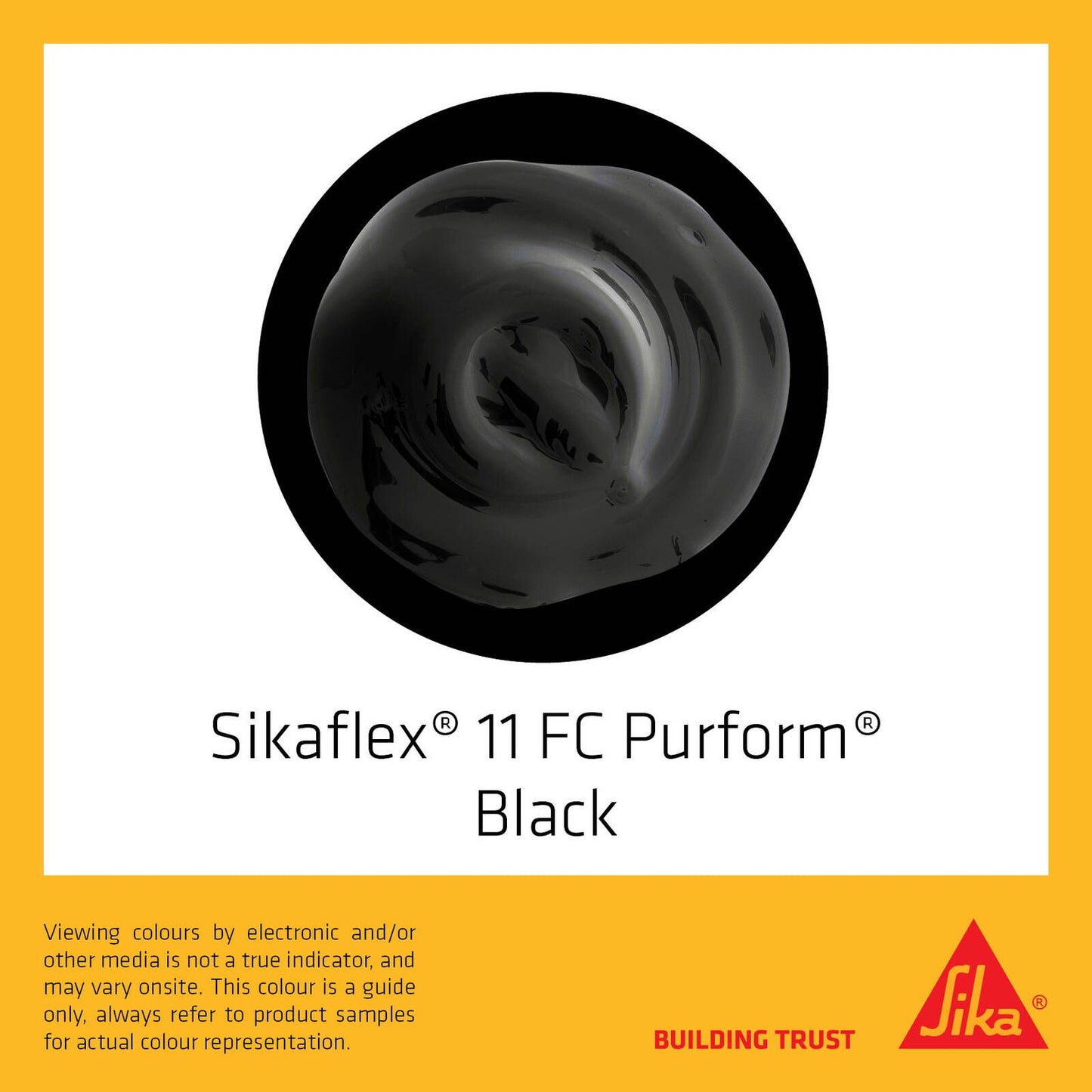 Sika Sikaflex 11 FC Purform Adhesive Sealant - 300ml - Black