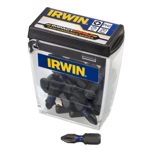 Irwin Impact Pro Performance Tic Tac 25mm PH2 20 Pack