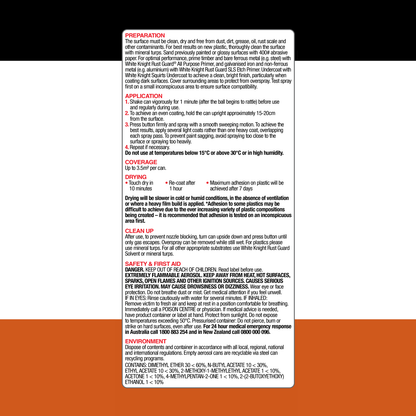 White Knight Squirts Bright Orange Gloss Spray Paint - 310g